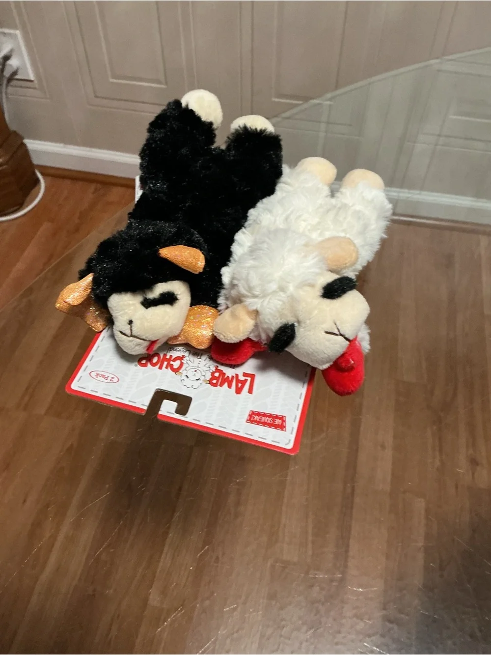 Brand new - Set Of 2 LambChop 7” Dog Toy With Squeaker...